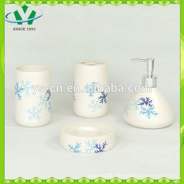 2015 Snowflake Bathroom Accessory with Decal